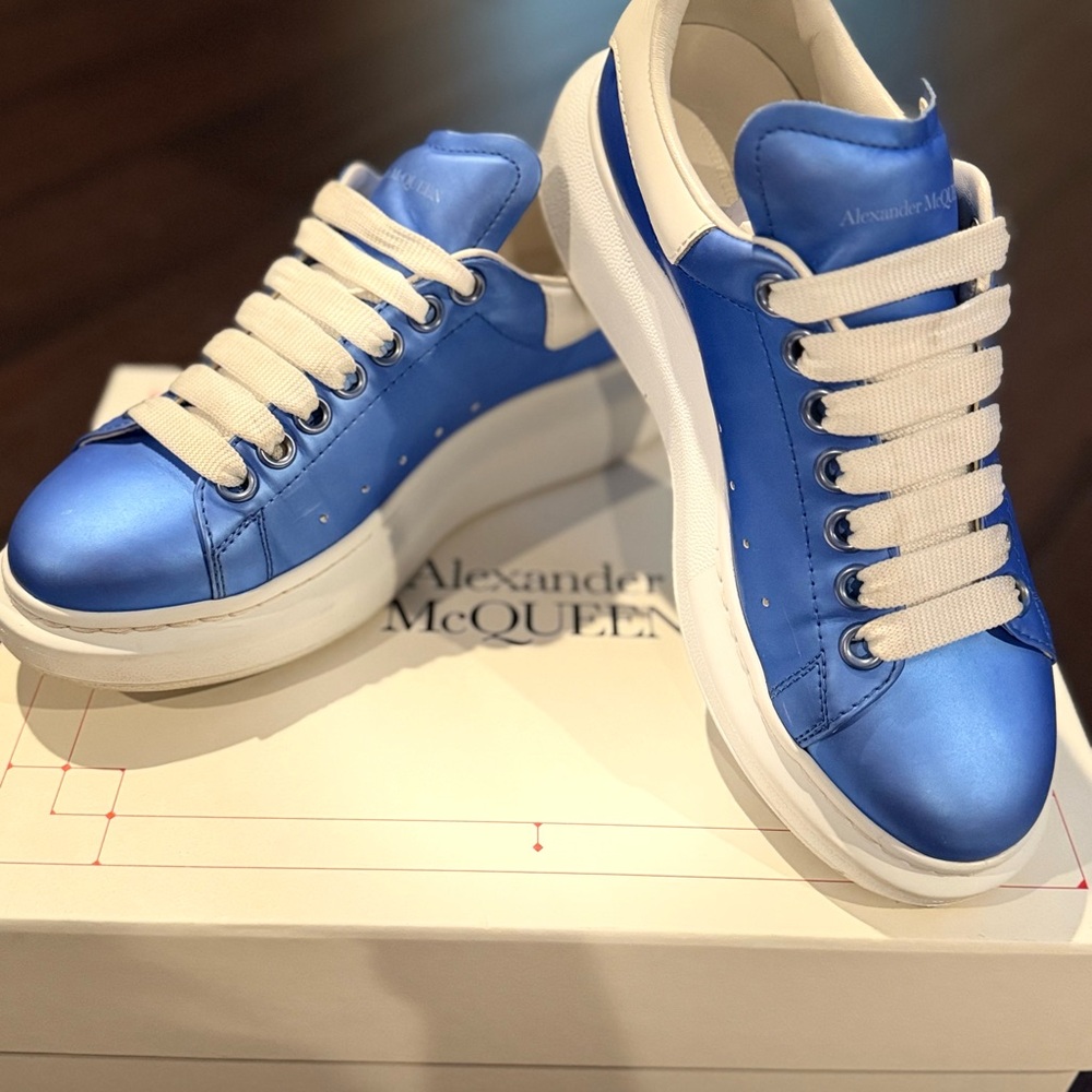 Alexander McQueen Blue Sneakers